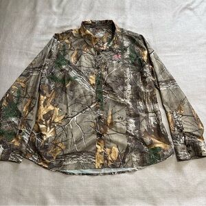 Under Armour Women's Camo Button Down Shirt
